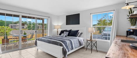 Studio, 1 King-Bett, Terrasse, Gartenblick (The Chic Retreat)