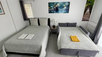 1 chambre, fer et planche Ă repasser, Wi-Fi, draps fournis