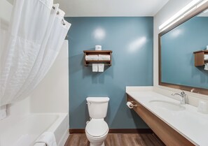 Towels, soap, toilet paper