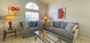 55-inch Smart TV with digital channels, streaming services