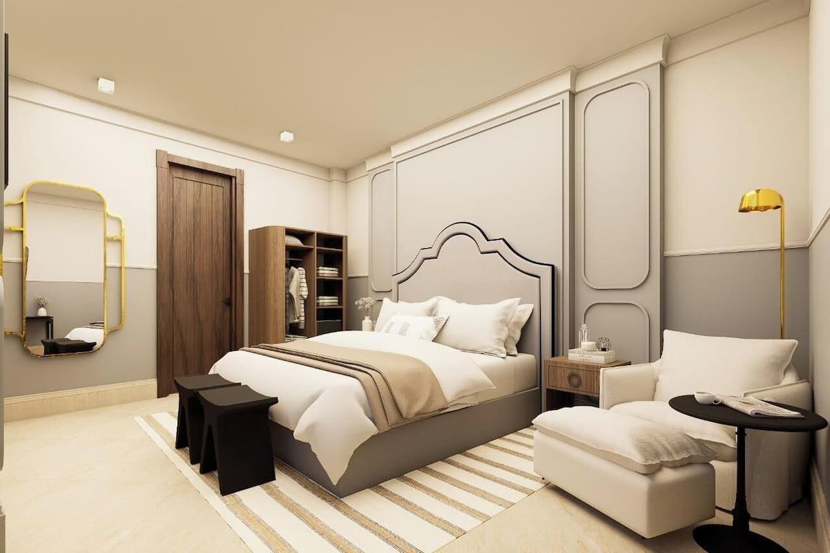 Premium bedding, down comforters, pillowtop beds, minibar