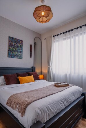 1 chambre, fer et planche à repasser, Wi-Fi, draps fournis