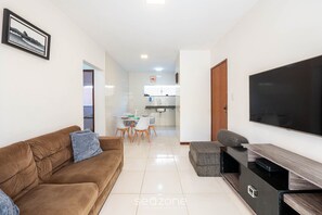 Basic Apartment | Living area - Apt w/ Balcony & BBQ 400m From sea Rbr0003 (Salvador)