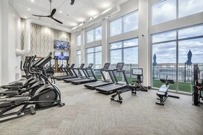 Fitness facility - 2BR, Haven at Gulch Hotel w/ Rooftop Pool & Views (Nashville)