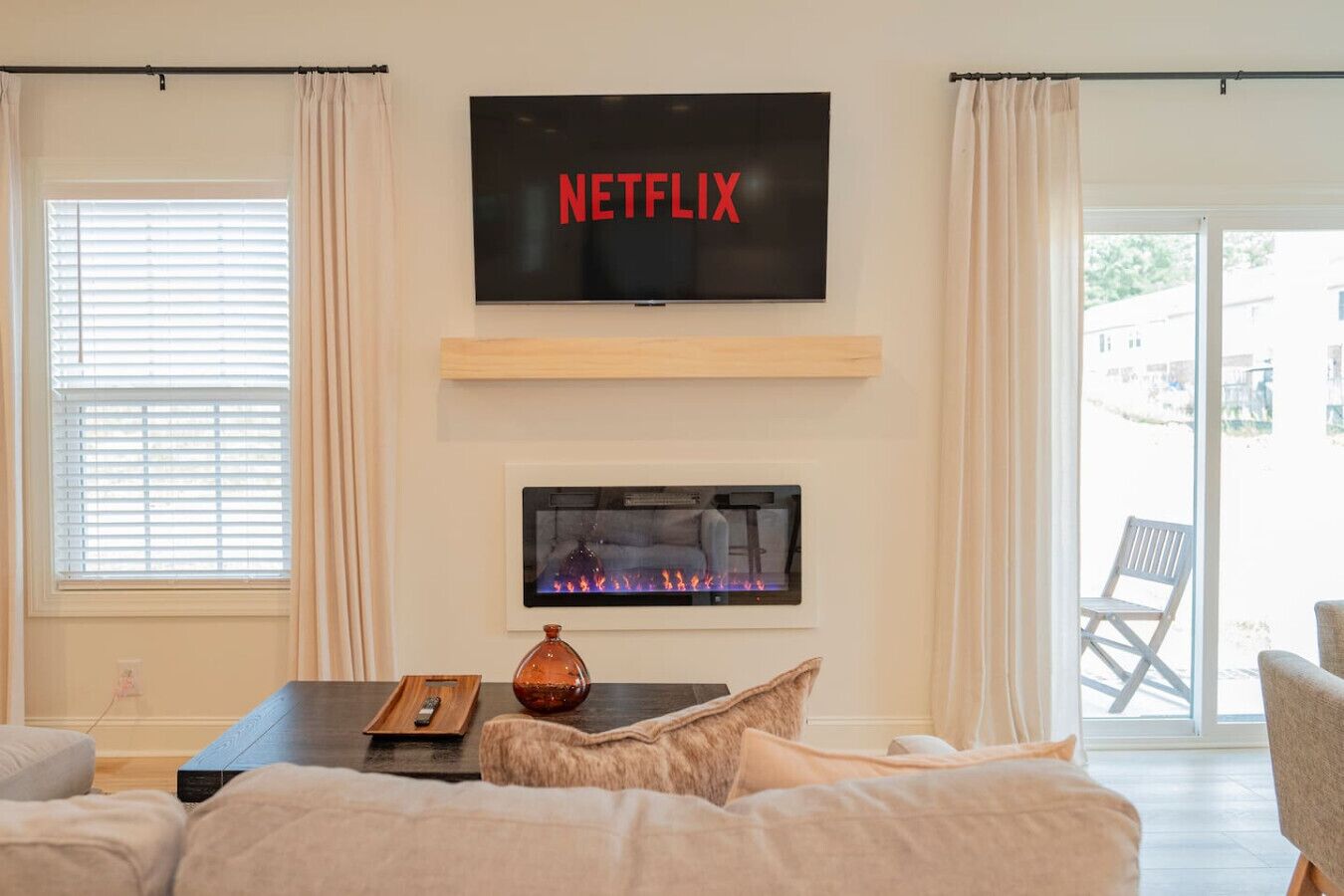 Televisor i llar de foc 