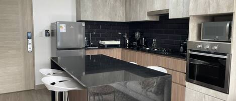Microwave, oven, stovetop