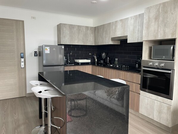 Microwave, oven, stovetop