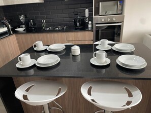 Microwave, oven, stovetop