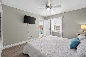2 bedrooms, iron/ironing board, free WiFi, bed sheets