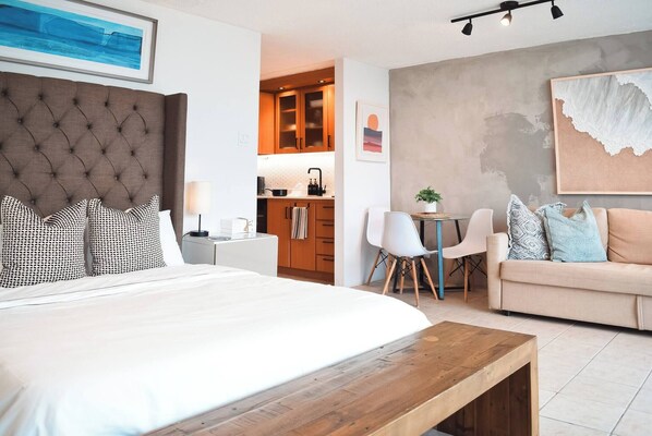 1 Schlafzimmer, BĂŒgeleisen/BĂŒgelbrett, Reisekinderbett, BettwĂ€sche