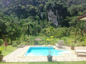 Villa, 2 Bedrooms, Accessible, Smoking | Pool | Outdoor pool - Baan Blue River 3 Bedrooms (Krabi)