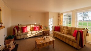 TV, fireplace, DVD player, books - Hawthorne Traditional Farmhouse (Bockhampton)