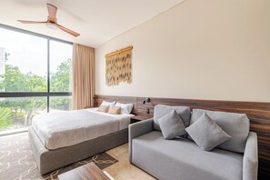 1 غرفة نوم ومكواة/لوح كي وواي فاي وملاءات أسرّة