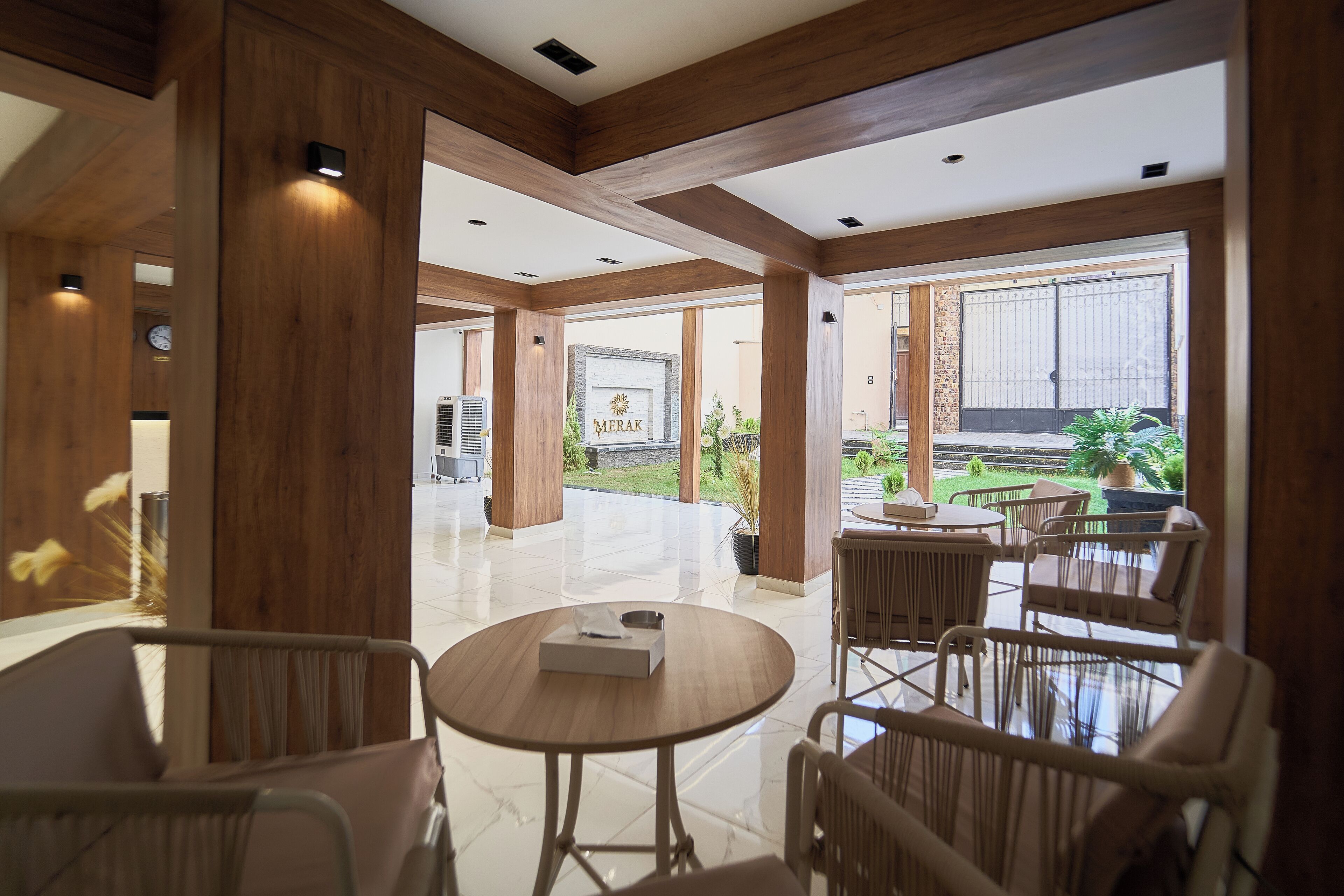 Sala de estar en el lobby