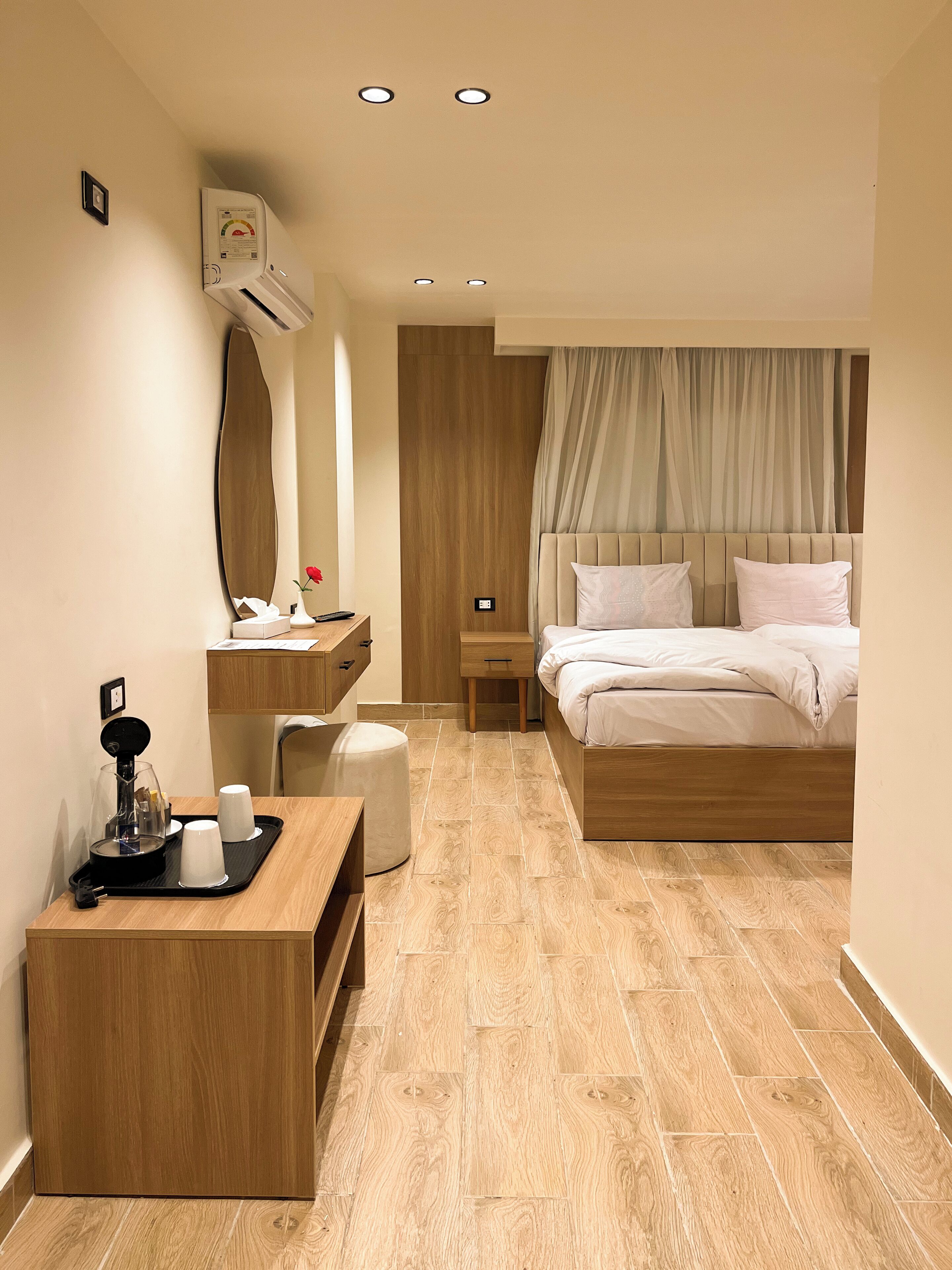 컴포트 더블룸, 정원 전망 | 객실 내 금고, 암막 커튼, 방음 설비, 무료 WiFi