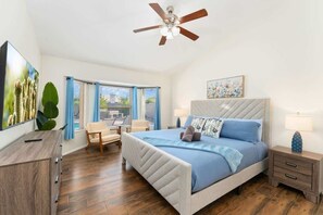 3 bedrooms, iron/ironing board, travel crib, WiFi