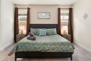 2 bedrooms, iron/ironing board, travel cot, WiFi