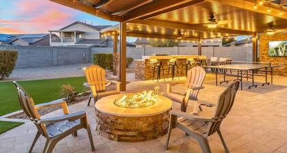 *NEW* Luxe Nascar Pool Paradise Fire Pit Ping Pong