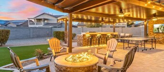 *NEW* Luxe Nascar Pool Paradise Fire Pit Ping Pong
