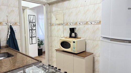 Apartment in front of Serra Negra bus station - SEO Apê