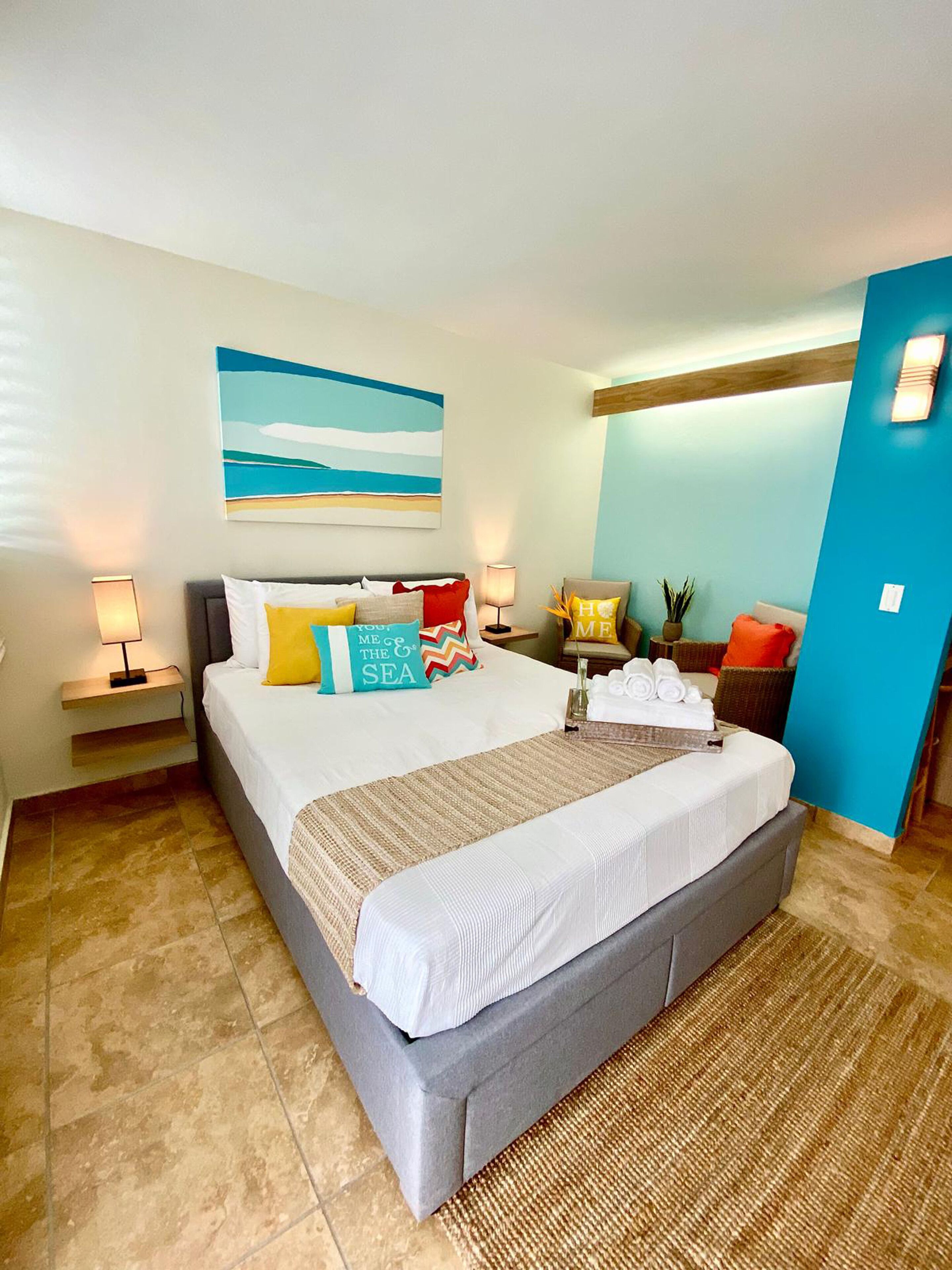 1 slaapkamer, een strijkplank/strijkijzer, gratis wifi, beddengoed