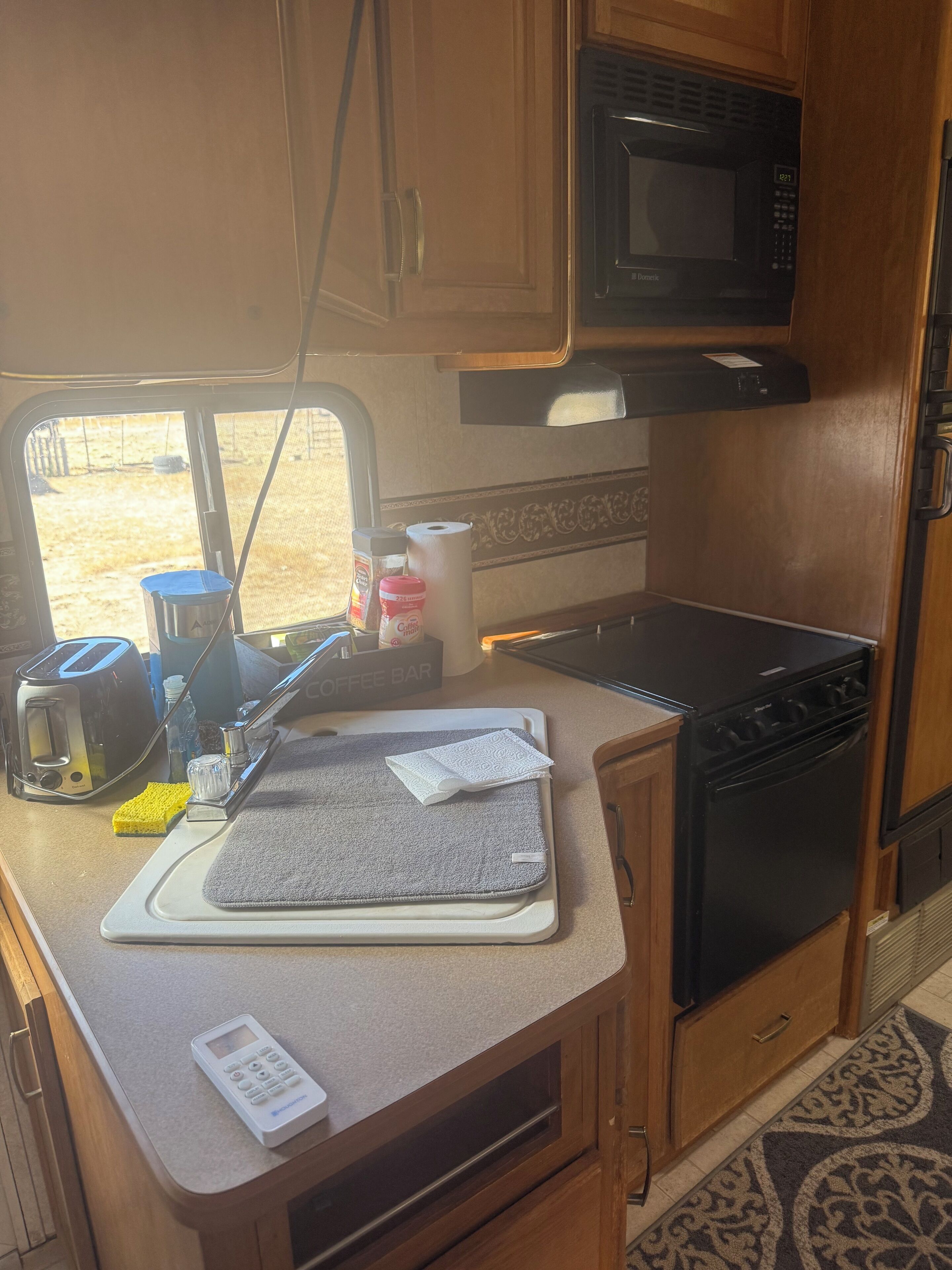 Microwave, oven, stovetop