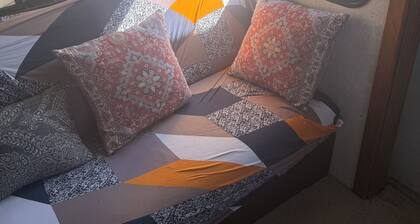 Cozy 2-bedroom RV in enchanting Carrizozo with AC on 5.5 acres!