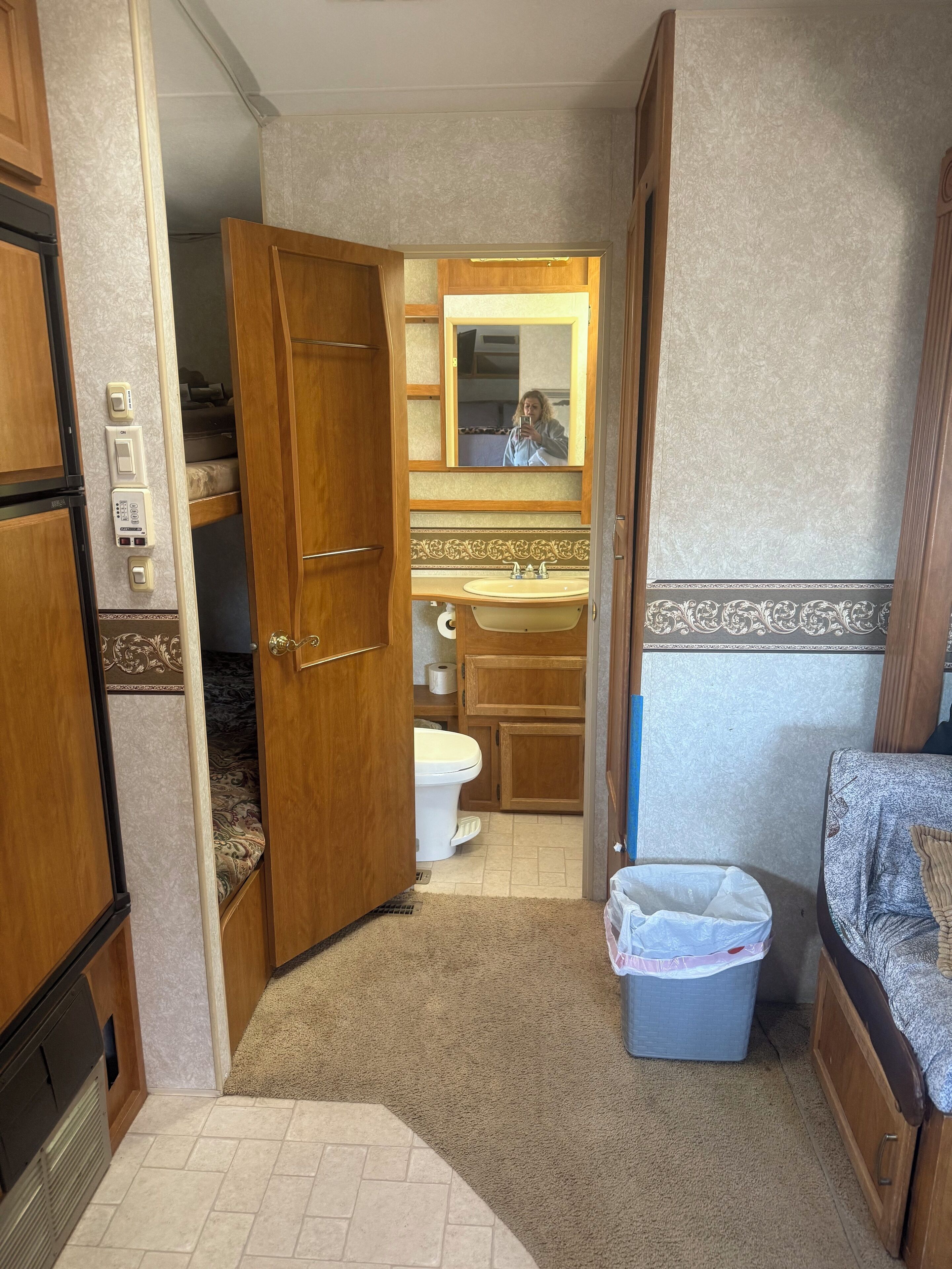 Towels, soap, toilet paper