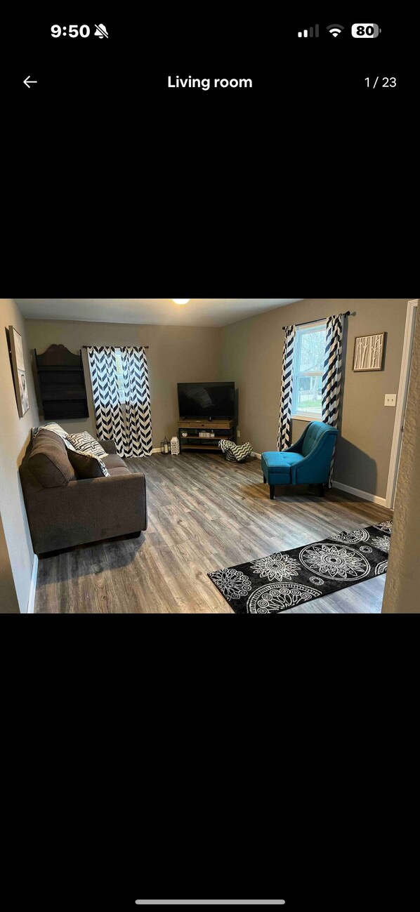 Smart TV, DVD player, books