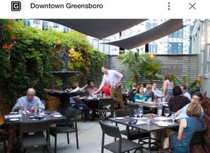 Outdoor dining