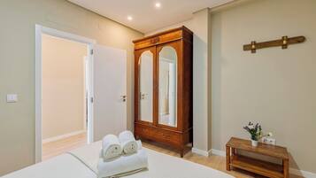 2 bedrooms, iron/ironing board, travel crib, WiFi