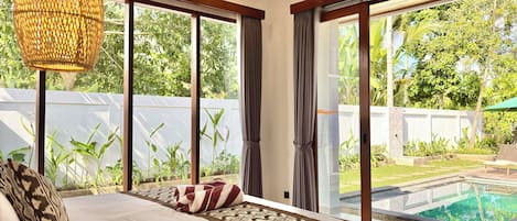 Luxury Villa, 2 Bedrooms, Pool View, Garden Area | View from room