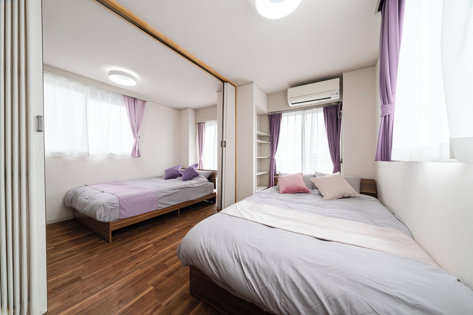 4 多间卧室、熨斗/熨衣板、WiFi、床单