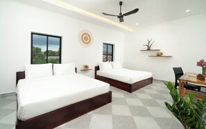 Deluxe Twin Room, 1 Bedroom | Egyptian cotton sheets, premium bedding, down comforters - Visak Pool Villa  (Siem Reap)