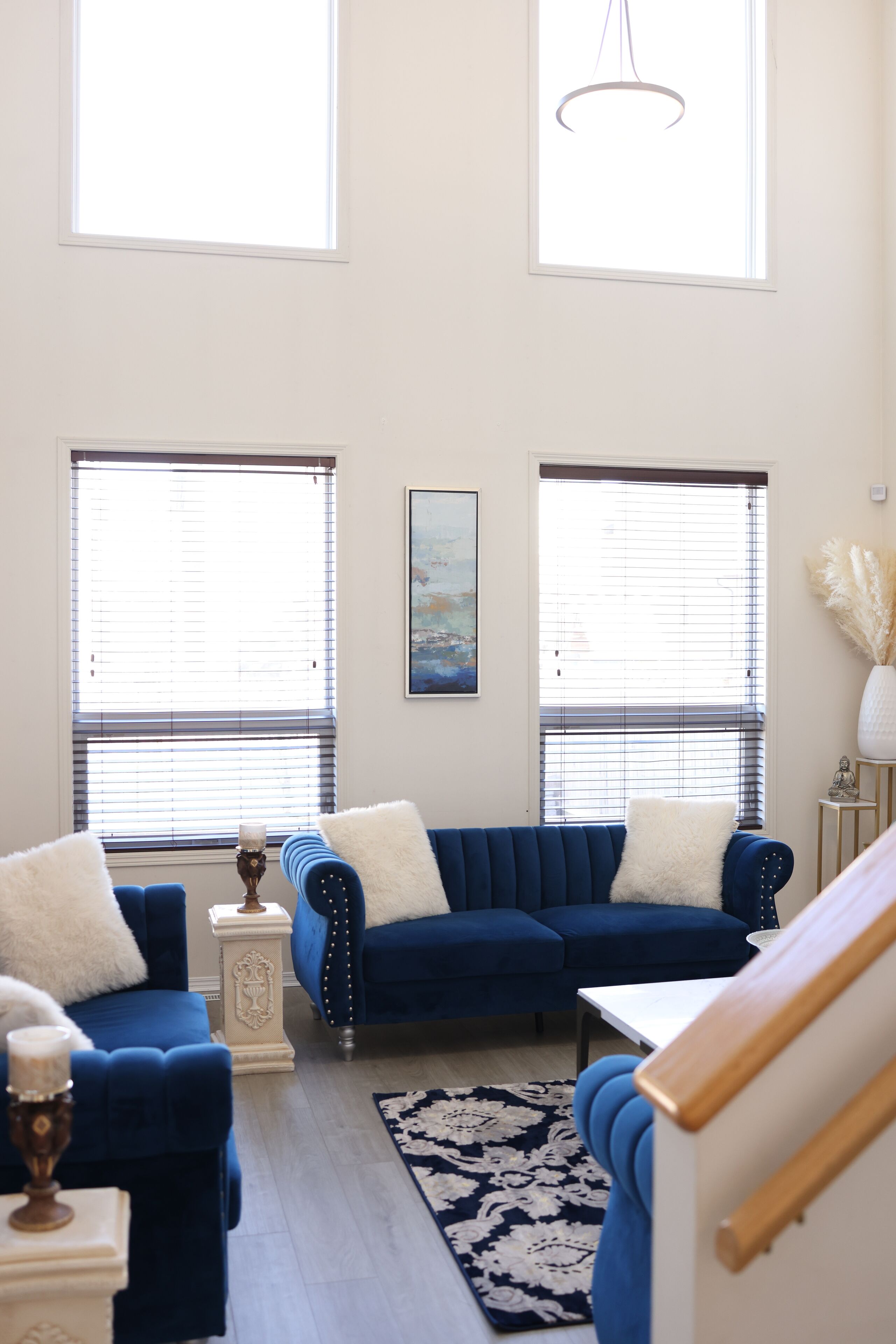 Televisión y chimenea 