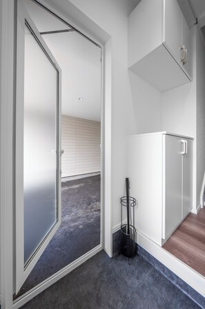 Interior entrance