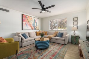 Smart TV, table tennis, books