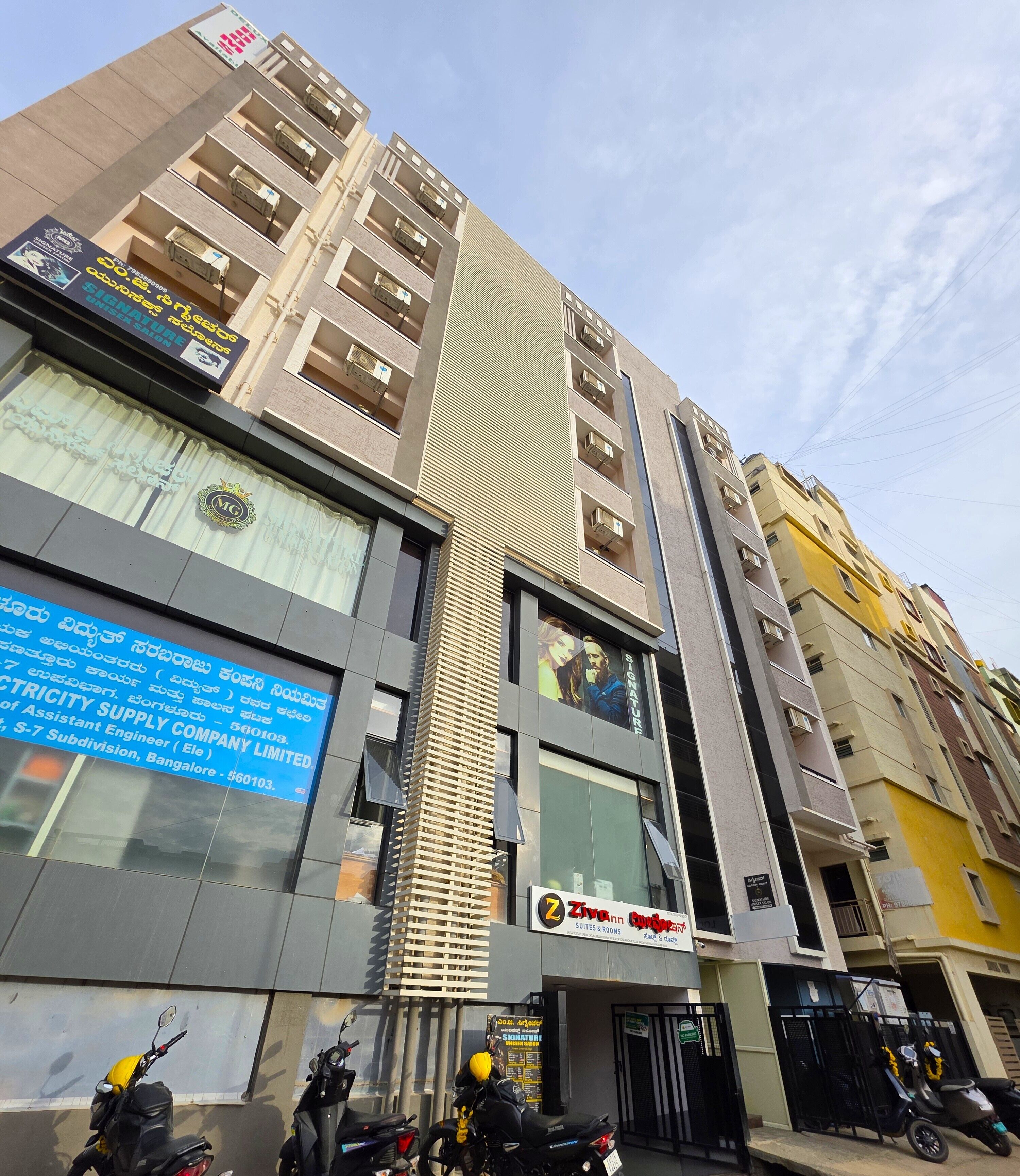 Fassade der Unterkunft