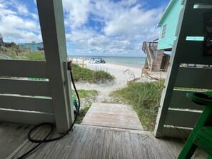Sun loungers, beach towels