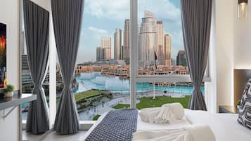 Luxury Apartment, 2 Bedrooms, Private Pool, Lake View | Egyptian cotton sheets, premium bedding, down duvets, Tempur-Pedic beds