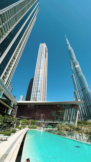 2 outdoor pools, open 7:00 AM to 10:00 PM, free cabanas, pool umbrellas