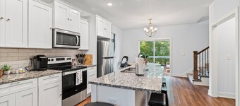 Peaceful 4BR Home w/ Porch, Deck & Wooded Views Perfect for Families and Friends