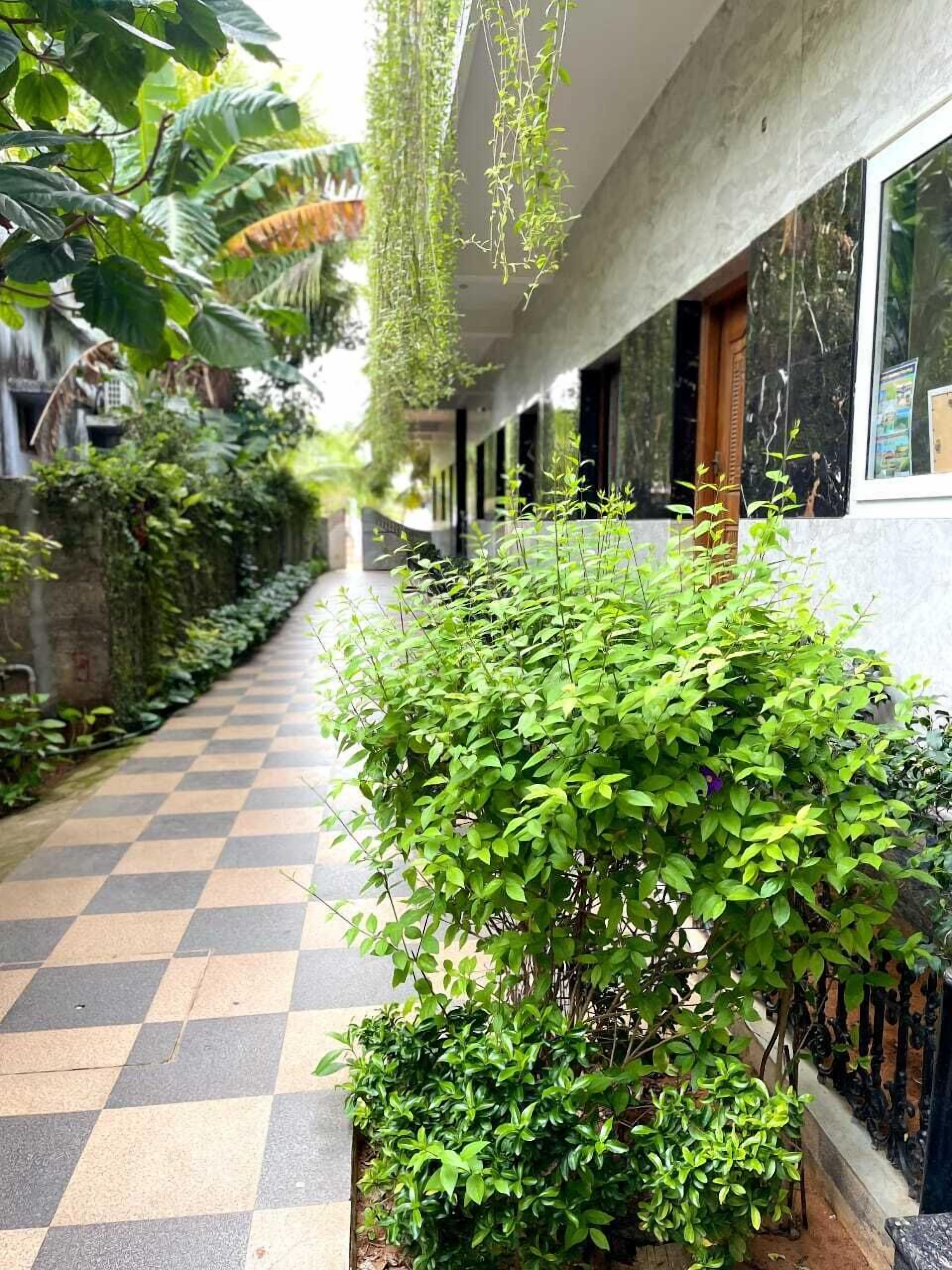 Konaklama yerinin ön cephesi