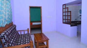 32-inch flat-screen TV with cable channels