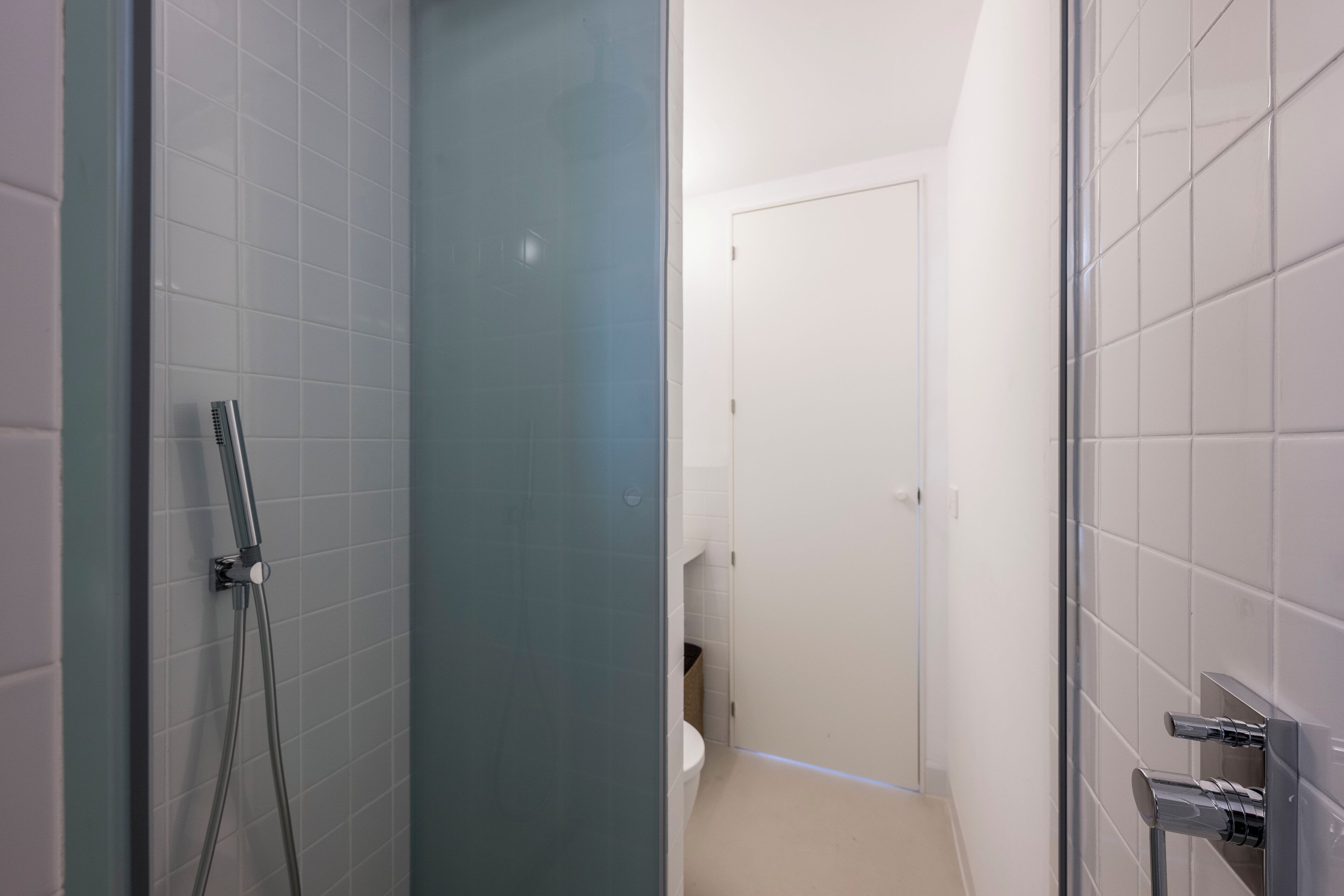 Apartamento familiar, patio, vistas a la ciudad | Baño