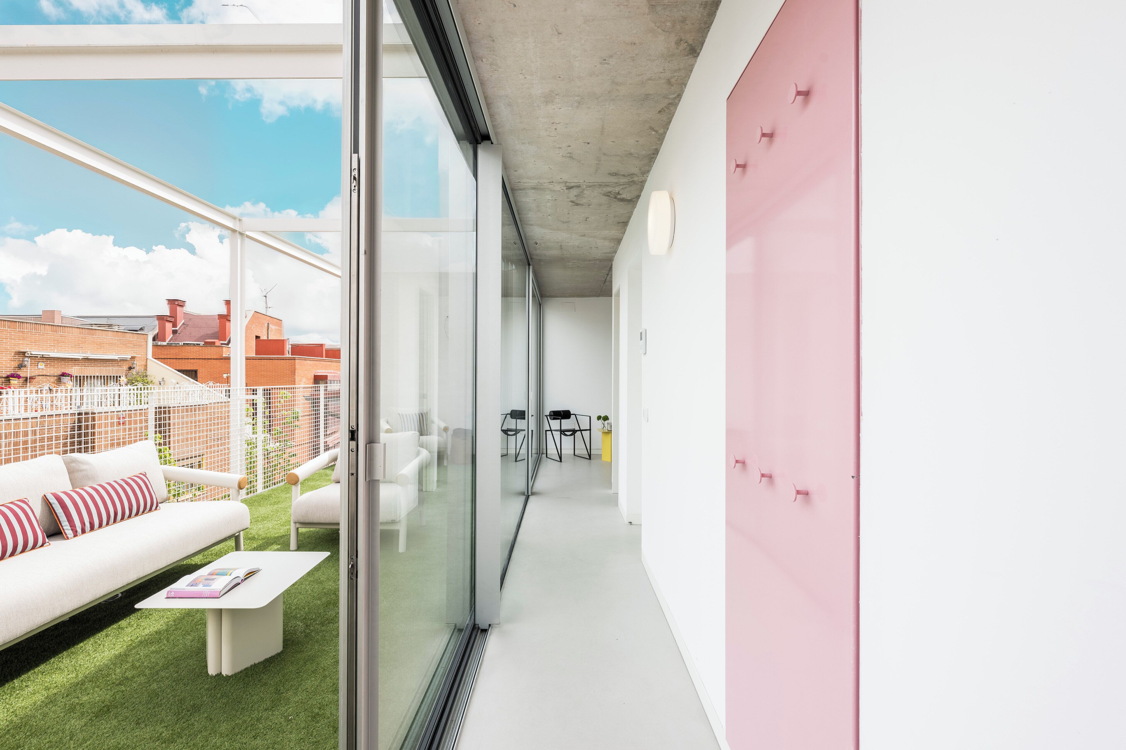 Familie appartement, patio, uitzicht op stad | Interieur