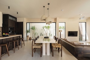 Deluxe Villa, 2 Bedrooms, Private Pool, Pool View | Private kitchen | Fridge, microwave, stovetop, coffee/tea maker