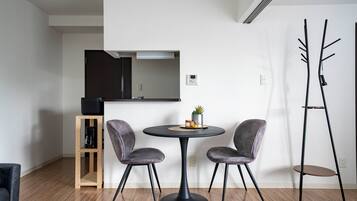 Opções para refeição no quarto