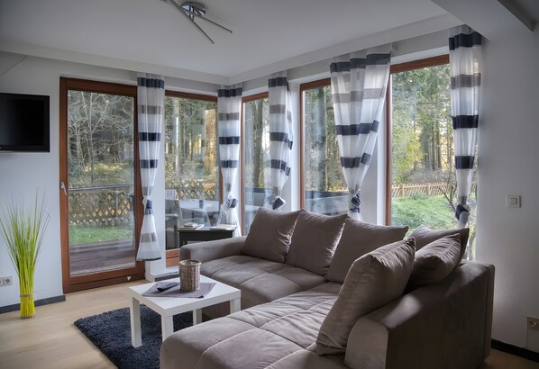 Télévision, cheminée