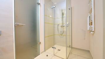 Shower, hair dryer